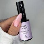 ARTY NAILS SWEET PINK RUBBER BASE 10 ml (Hema, Di-Hema, TPO free) - gradivna baza 2 sweet pink rubber base thumb