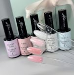 ARTY NAILS SILK NUDE RUBBER BASE 10 ml (Hema, Di-Hema, TPO free) - gradivna baza 7 arty nails rubber base all photo