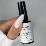 ARTY NAILS WHITE ANGEL RUBBER BASE 30 ml (Hema, Di-Hema, TPO free) - gradivna baza 3 white angel rubber b ase thumb