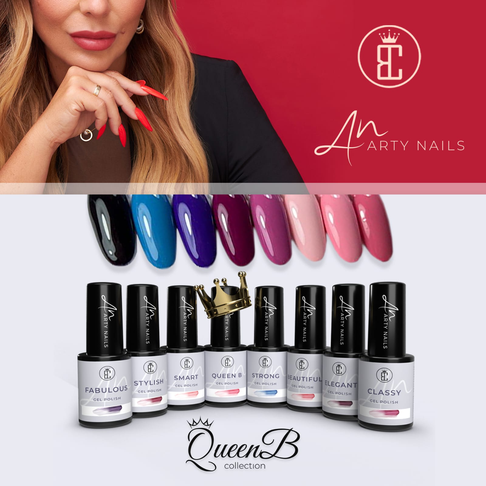 arty nails queen b collection