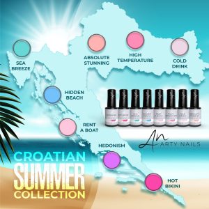 arty nails croatian summer collection