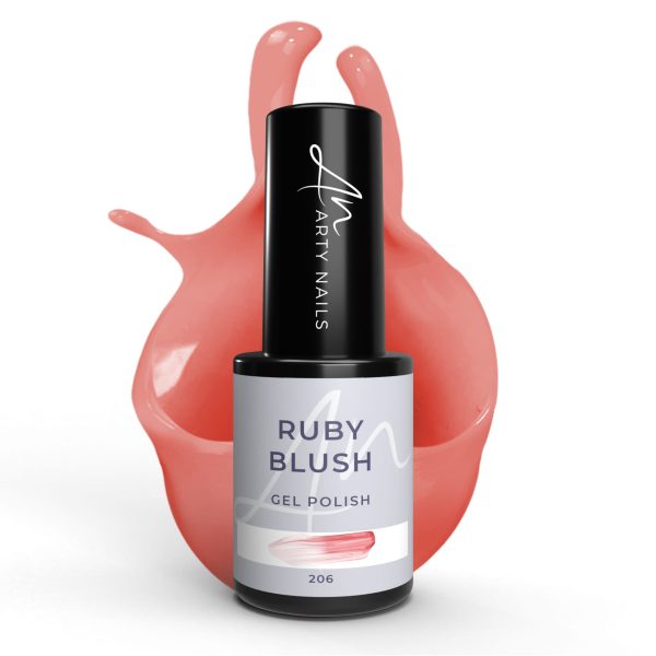 206 ruby blush gel polish