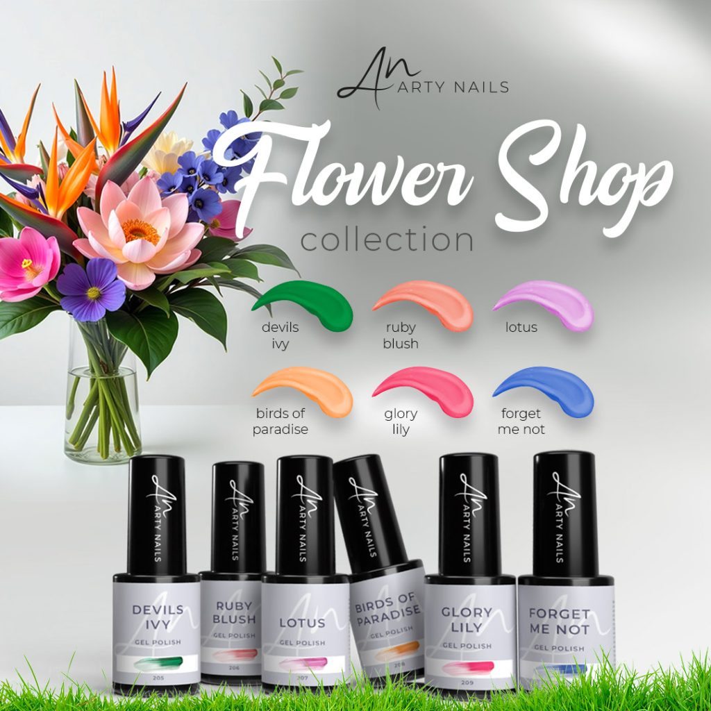 Flower Shop kolekcija - cvjetna čarolija boja 1 arty nails flower shop collection