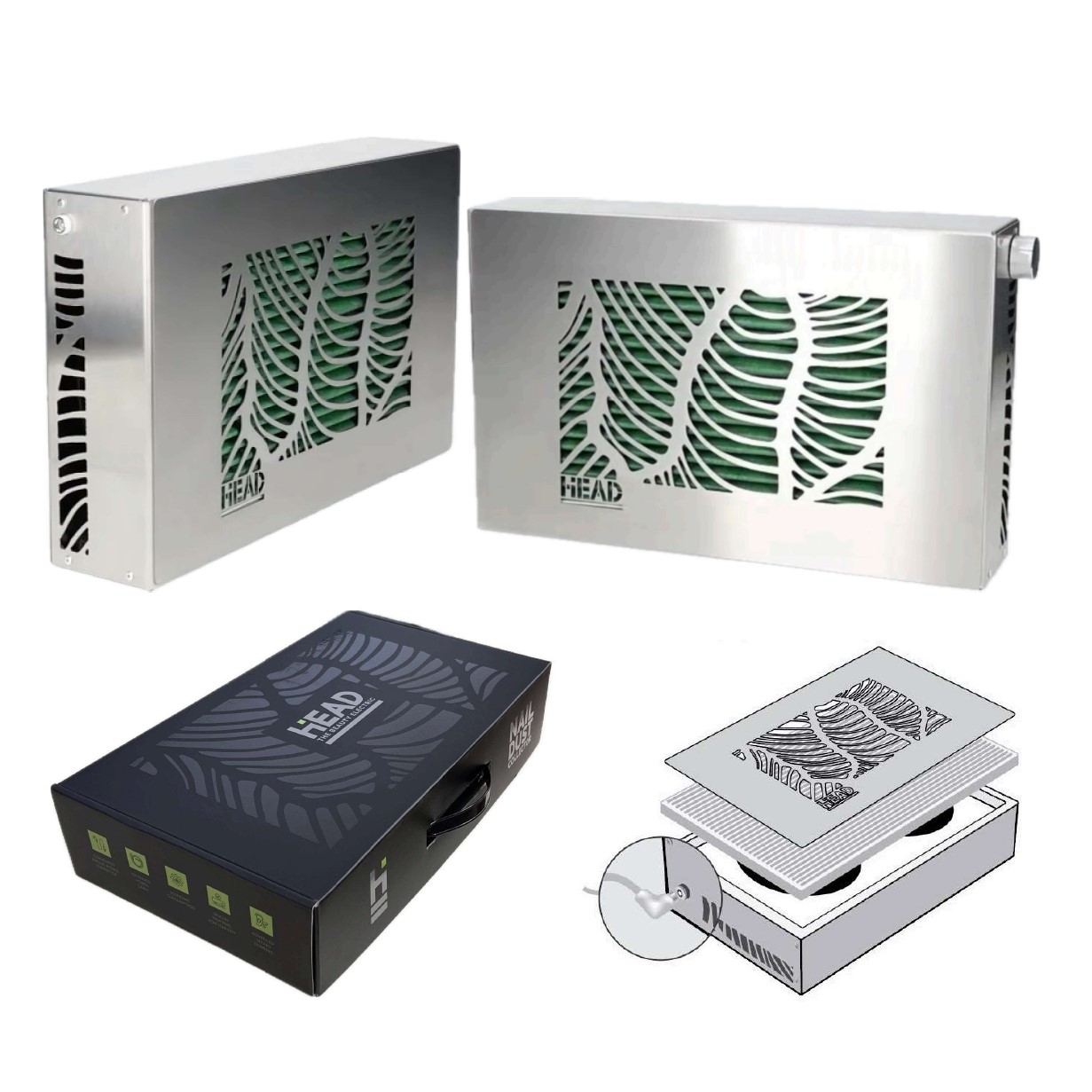 usisavac prasine za manikuru hepa filter